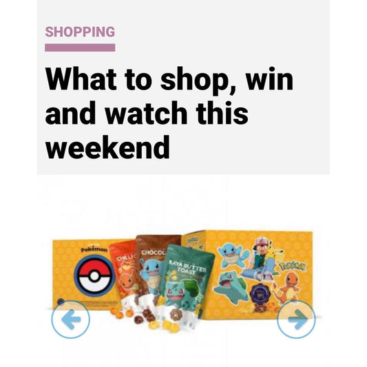 The New Paper cover photo - Pokemon gift box and three pokemon packaging