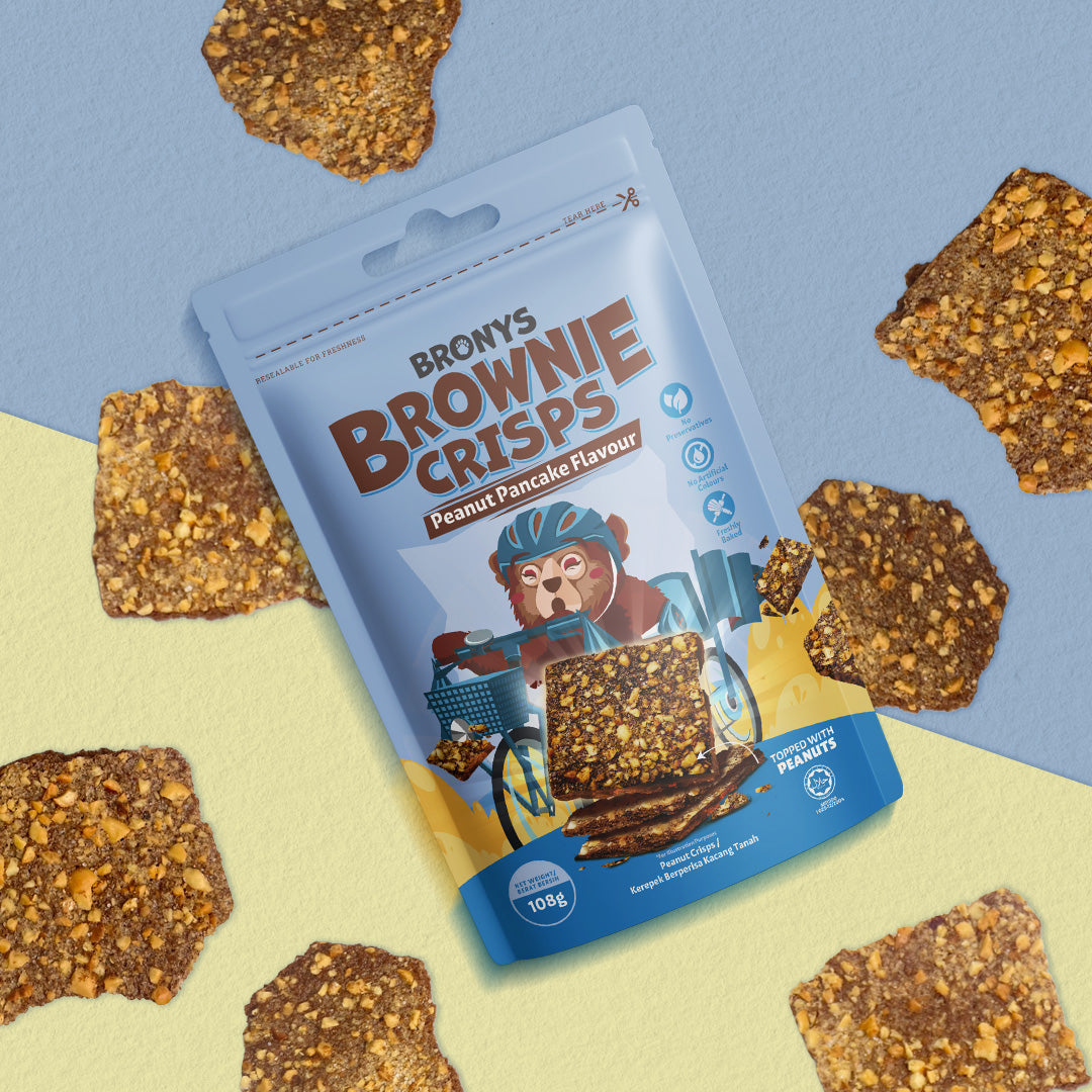 Bronys Brownie Crisps - Peanut Pancake Flavour
