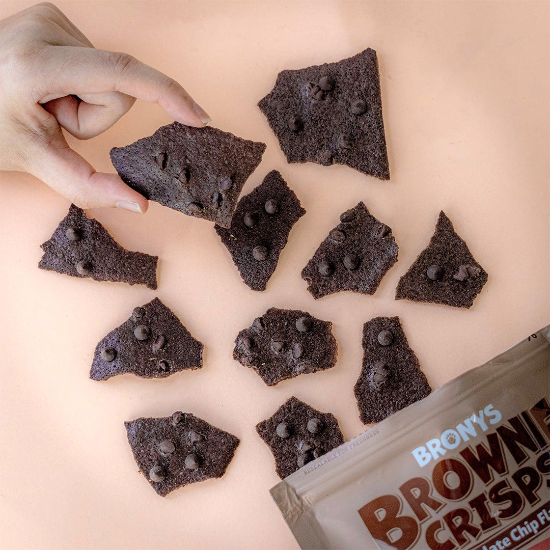Bronys Brownie Crisps - Chocolate Chip Flavour