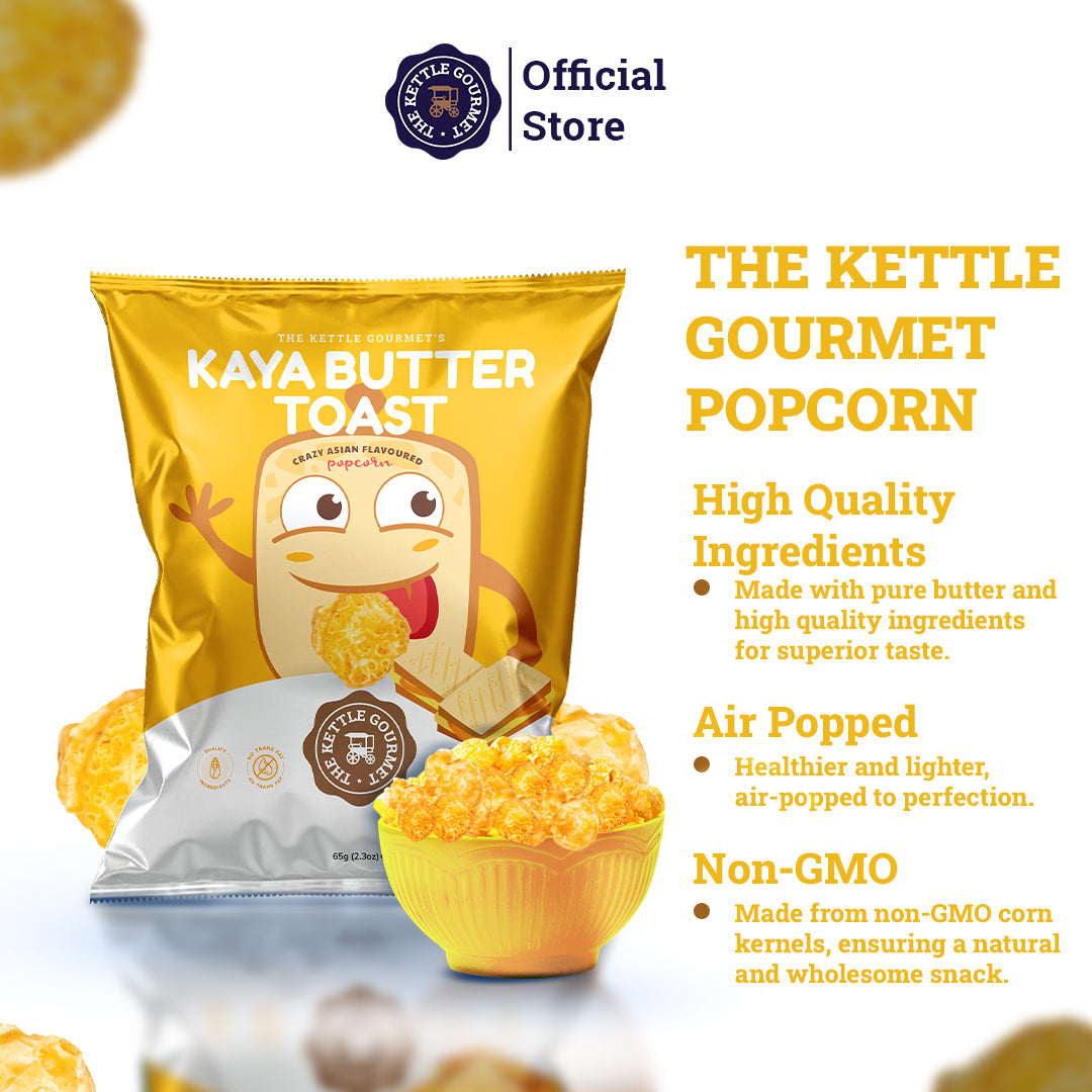 Flavoured Popcorn - Kaya Butter Toast