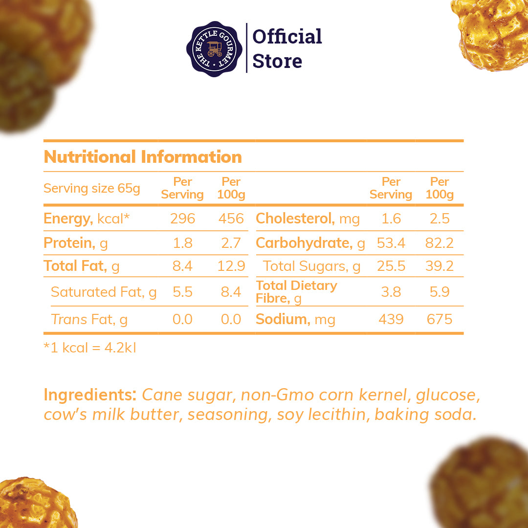 Flavoured Popcorn - Salted Caramel