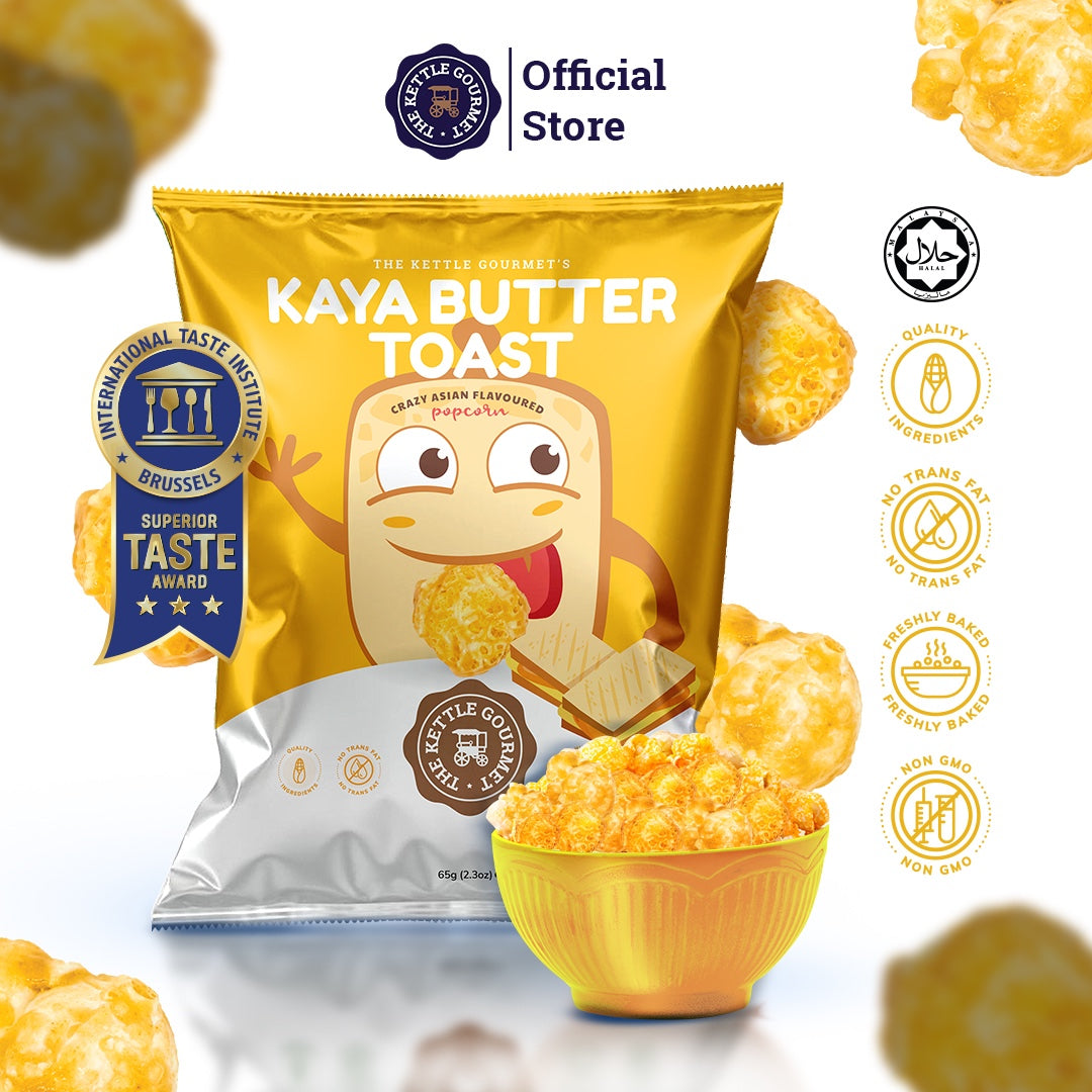 Kaya Butter Toast Popcorn