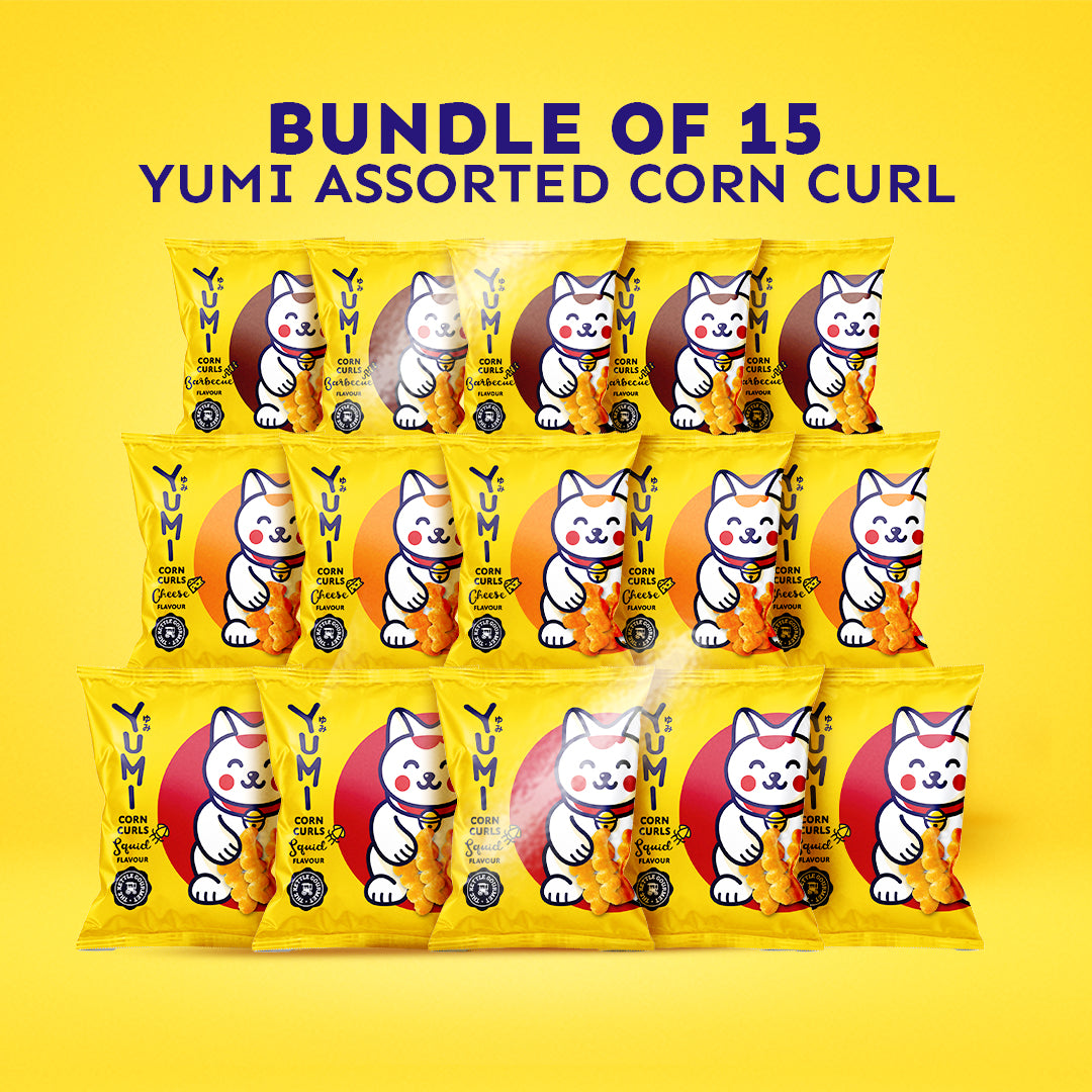 Yumi Assorted Flavour Corn Curls