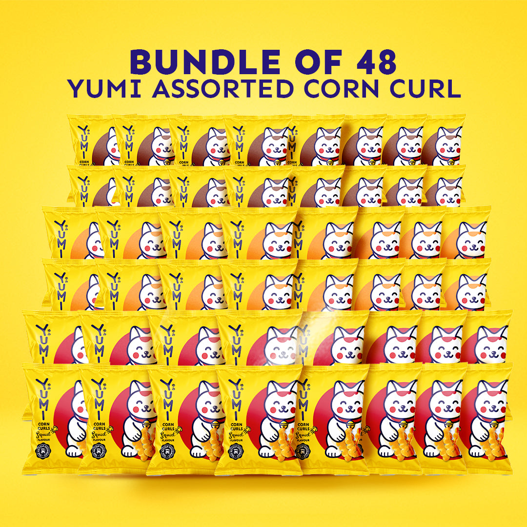 Yumi Assorted Flavour Corn Curls