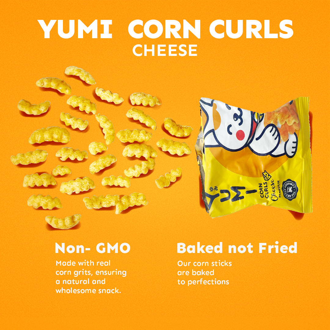 Yumi Assorted Flavour Corn Curls
