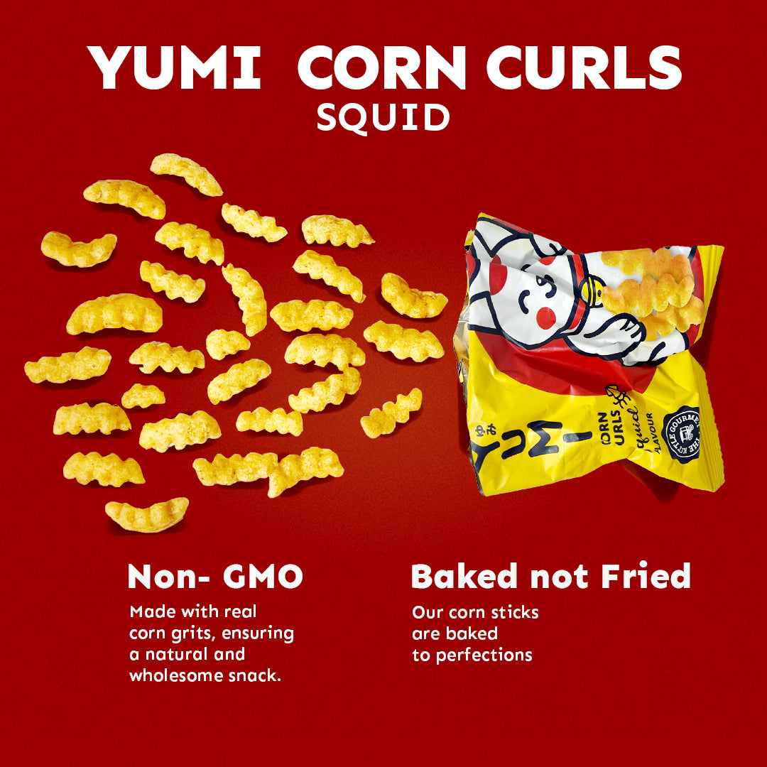 Yumi Assorted Flavour Corn Curls