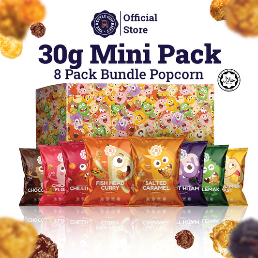 Gourmet Popcorn Starter Pack (8 Packs x 30g)
