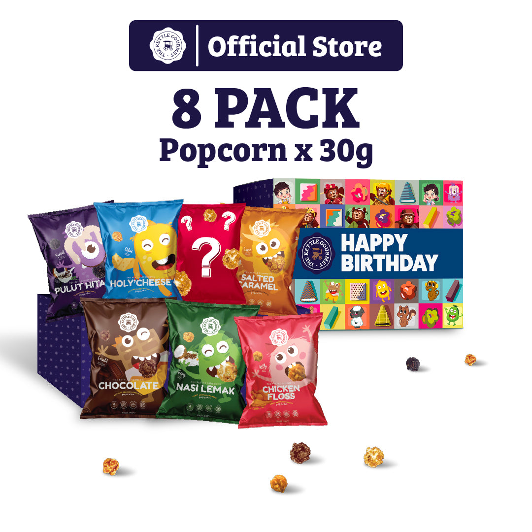 The Kettle Gourmet Happy Birthday Popcorn Gift Sets