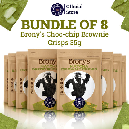 Brony's Matcha Brownie Crisps