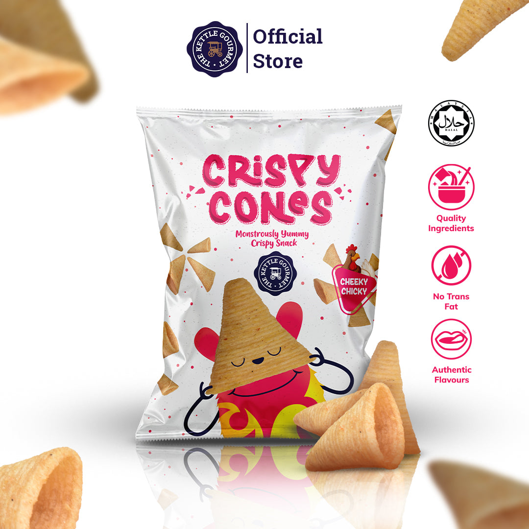 Crispy Cones Cheeky Chicky (50g) – The Kettle Gourmet MY