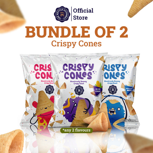 7 + 1 Crispy Cones Bundle Set (8 Packs x 50g)