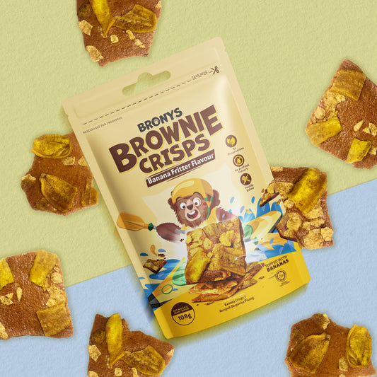 Bronys Brownie Crisps - Banana Fritter Flavour
