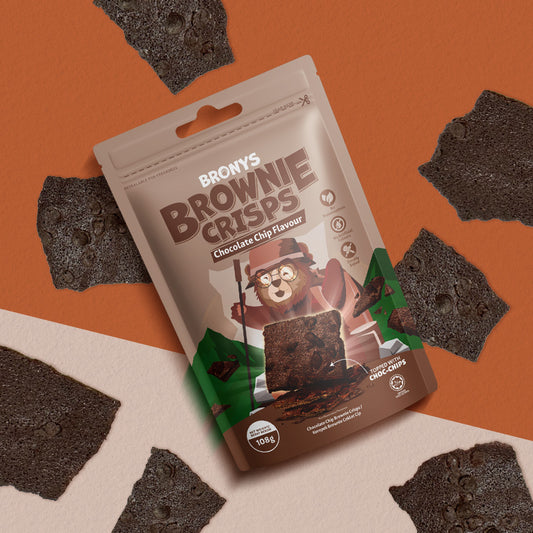 Bronys Brownie Crisps - Chocolate Chip Flavour