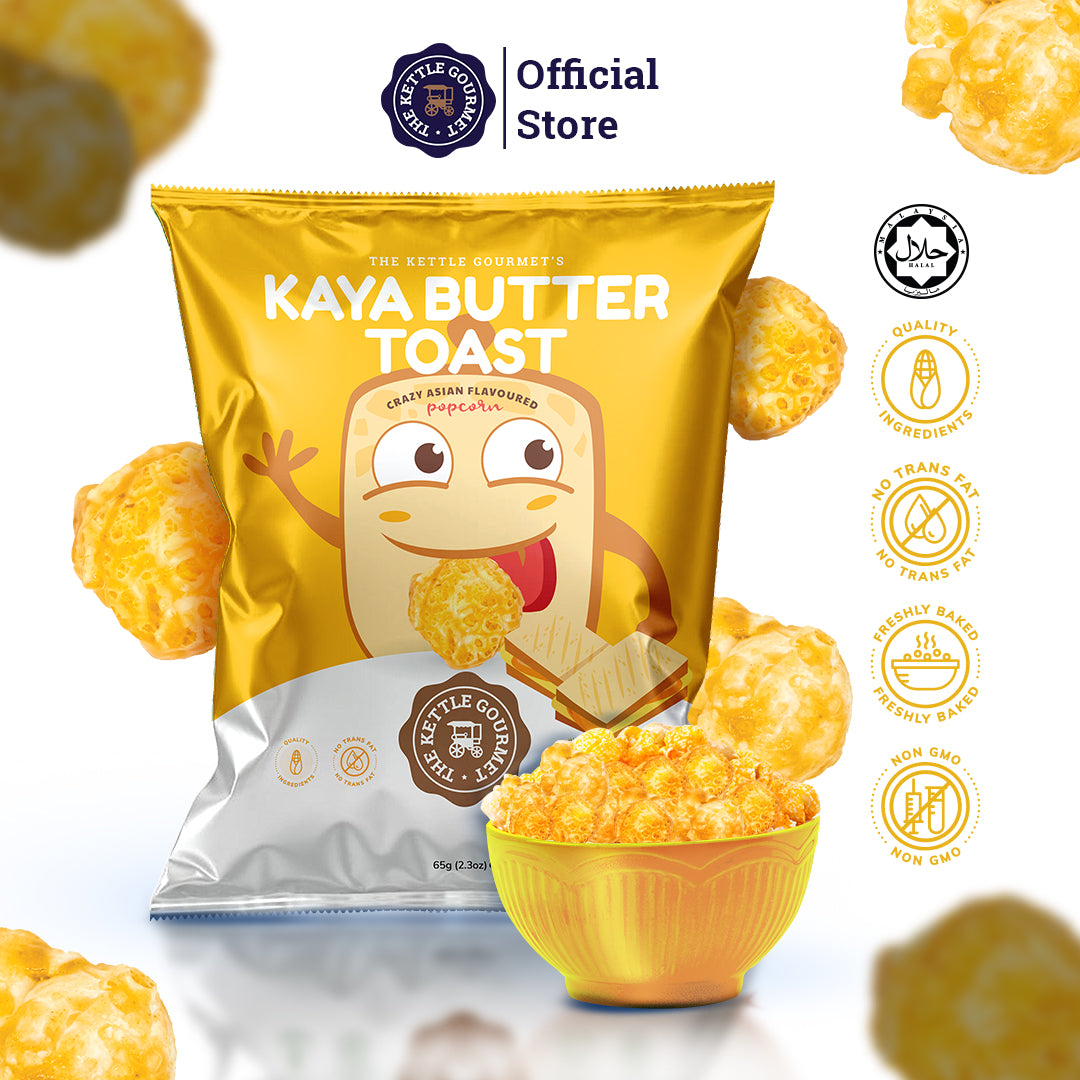 Kaya Butter Toast Popcorn