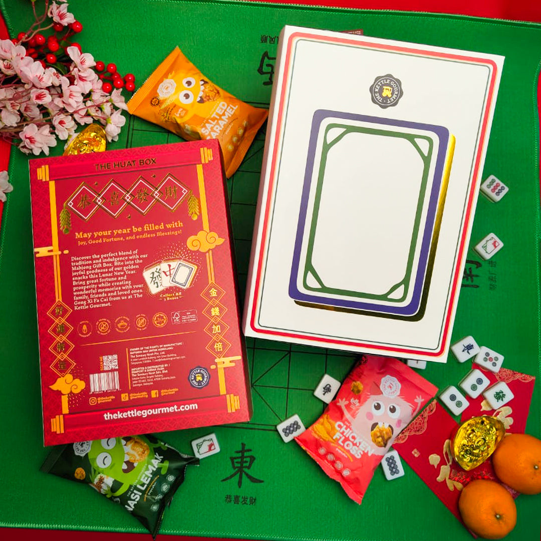 The Kettle Gourmet Lucky Mahjong CNY Gift Set 吉祥麻将礼盒 (Assortment of 8 Packs x 30g)