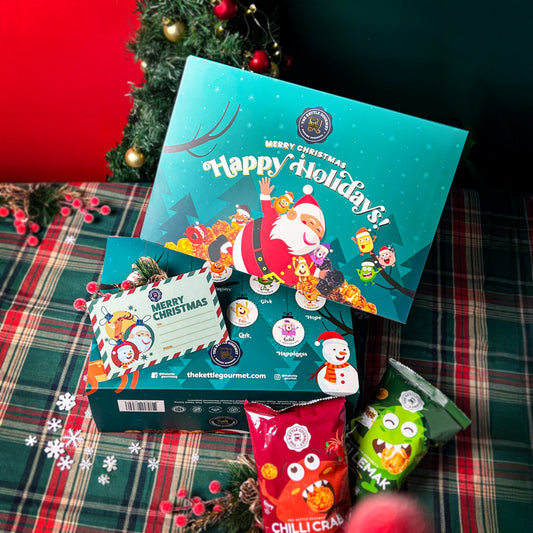Christmas Popcorn Gift Box (Assortment of 8 packs x 30g)