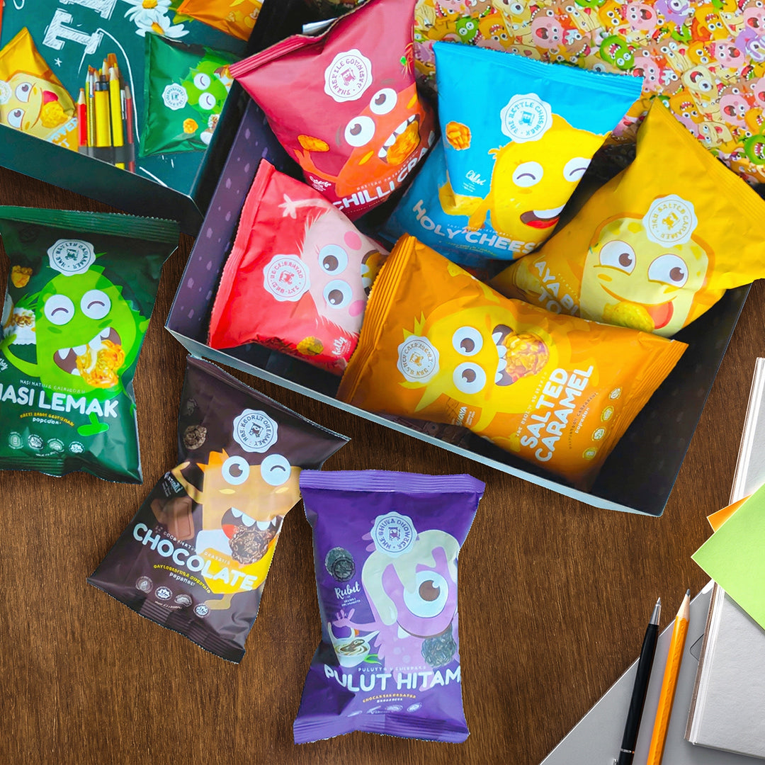 Teacher’s Day Gift Box – 8 Flavours Popcorn (Halal, Ready Gift)