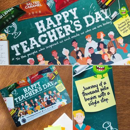 Teacher’s Day Gift Box – 8 Flavours Popcorn (Halal, Ready Gift)