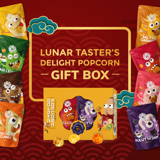 Lunar Taster's Delight Popcorn CNY Gift Set (8 Packs x 30g)