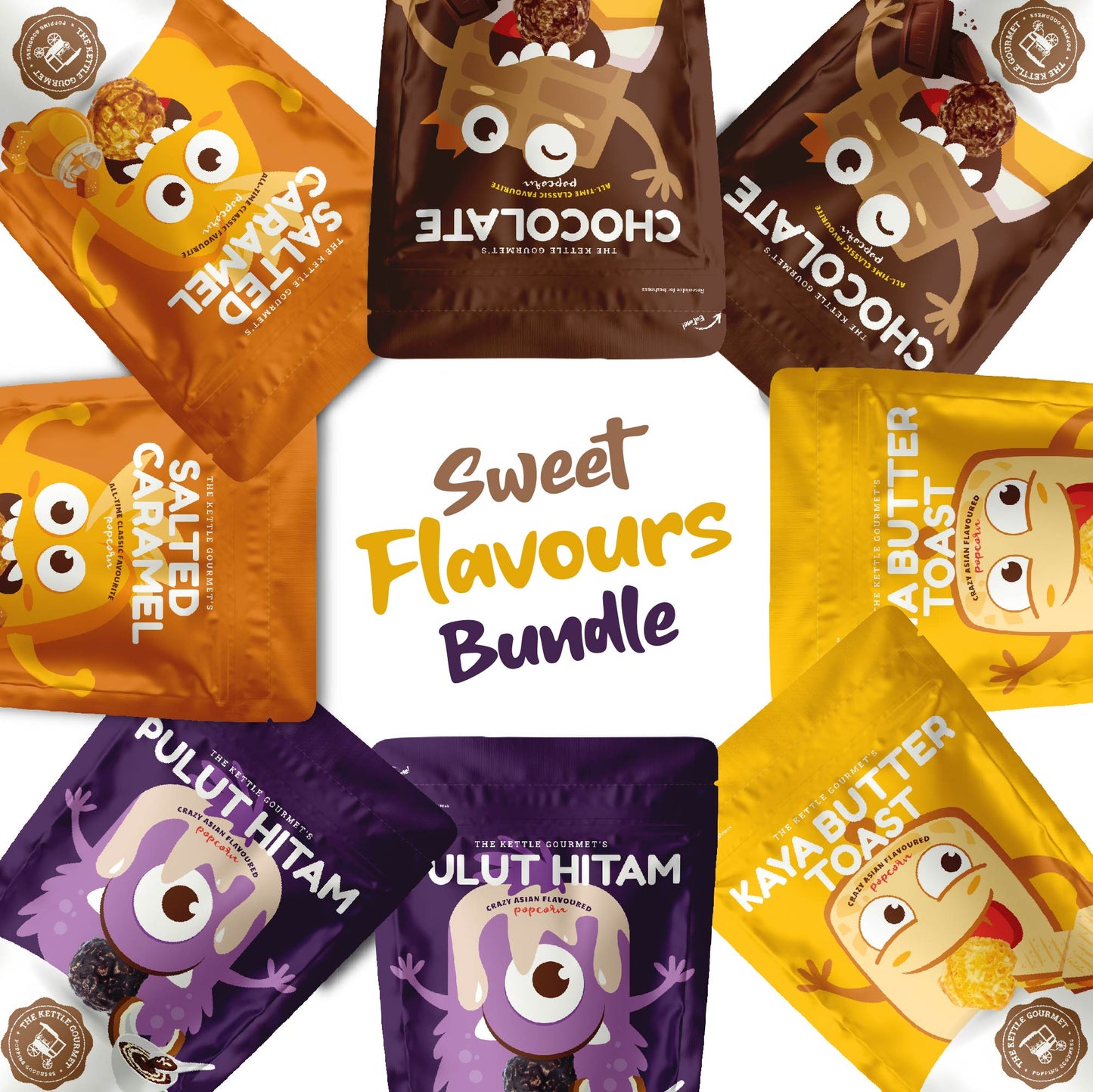 Sweet Flavours Popcorn Bundle