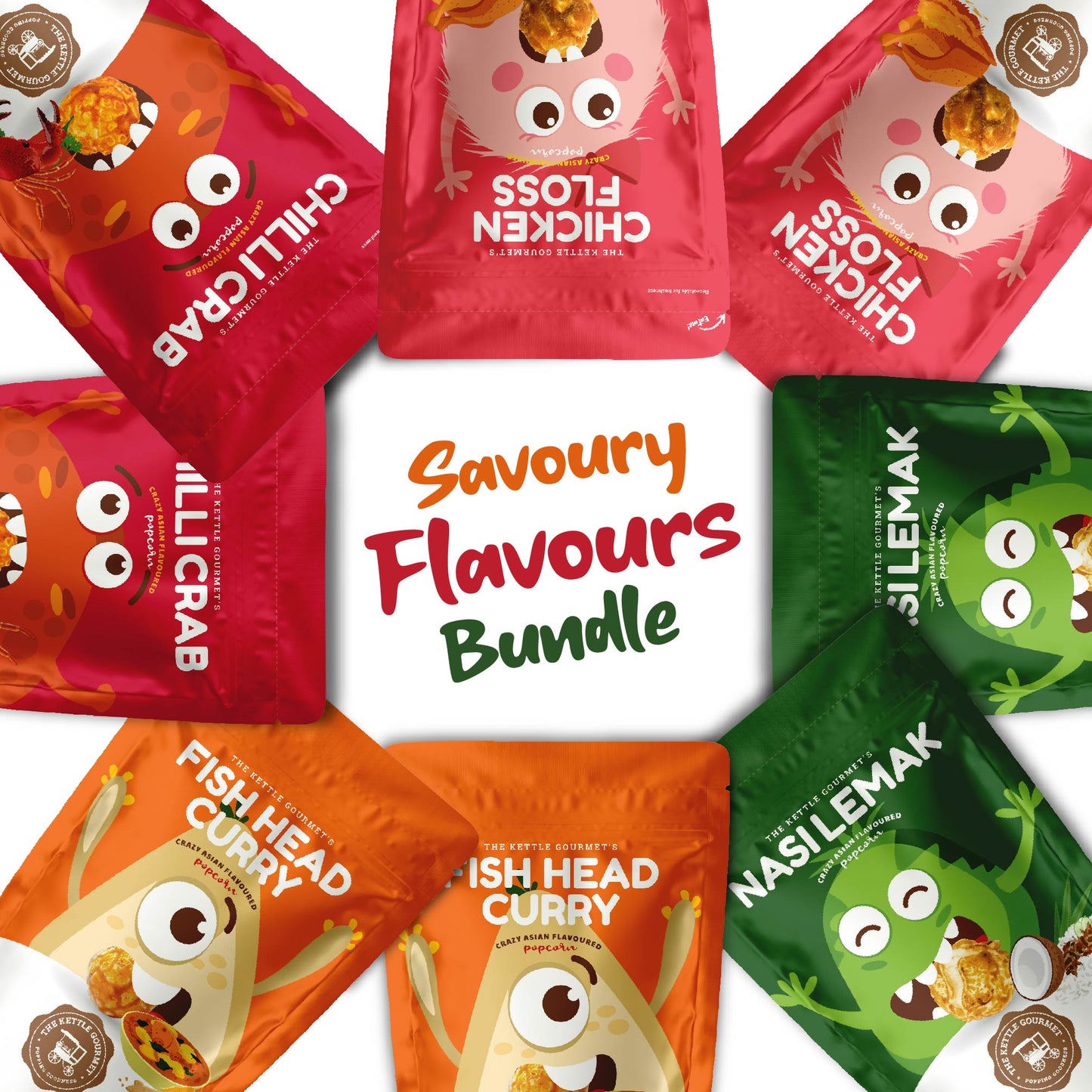 Savoury Flavours Popcorn Bundle