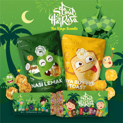 Hari Raya Gourmet Popcorn Giftbox (8 Packs x 30g)