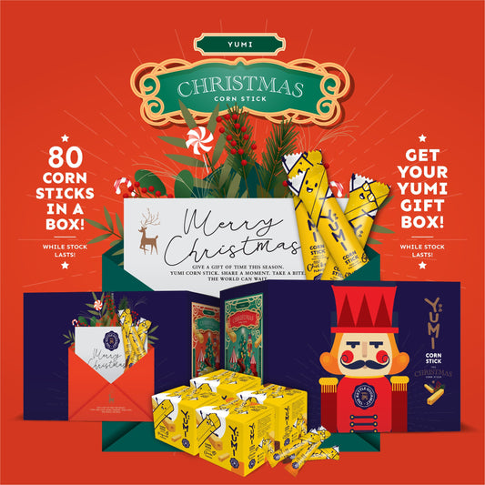 YUMI Christmas Gift Box [Bundle of 4 POP Boxes x 20 sticks]